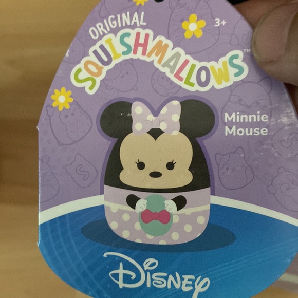 BRAND NEW SQUISHMALLOW DISNEY MINNIE MOUSE EASTER EGG 10”. NWT. YEAR 2022 - Picture 4 of 4